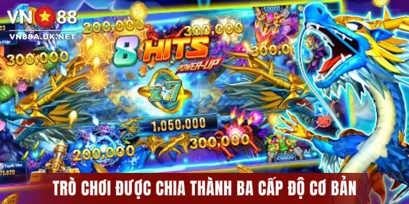 Trò chơi được chia thành ba cấp độ cơ bản